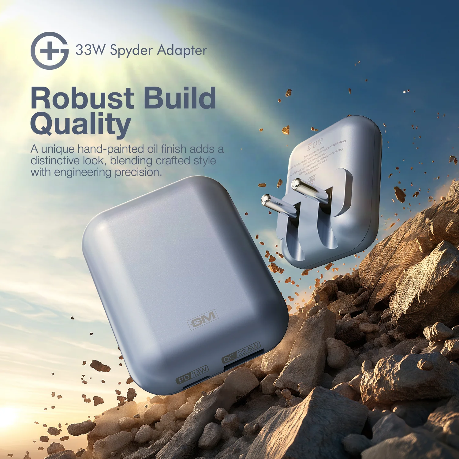 Spyder Adaptor 33W - India's First Charger with Foldable Pins - Image 10