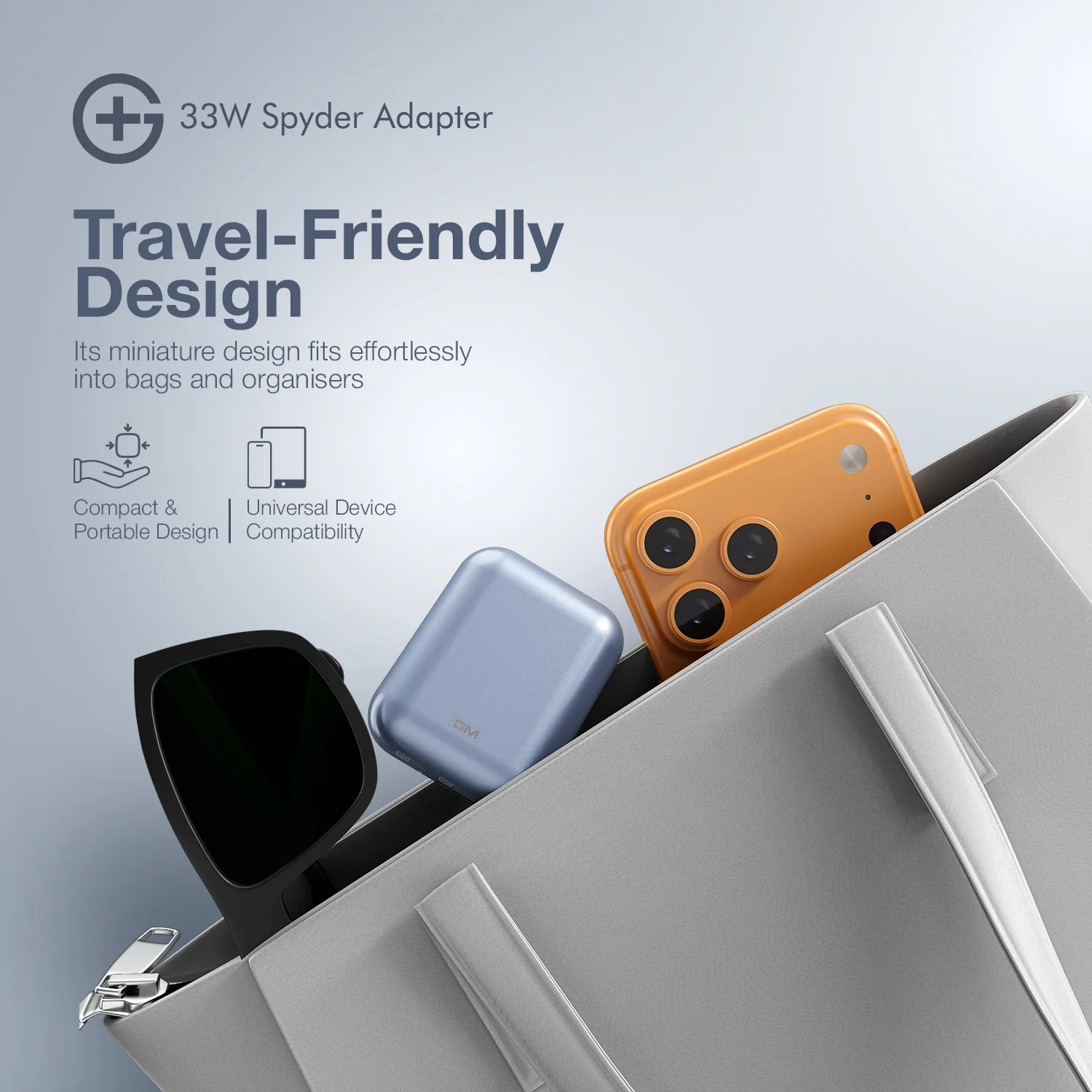 Spyder Adaptor 33W - India's First Charger with Foldable Pins - Image 5
