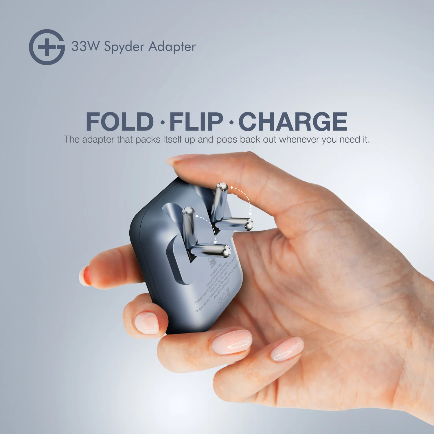 Spyder Adaptor 33W - India's First Charger with Foldable Pins - Image 7