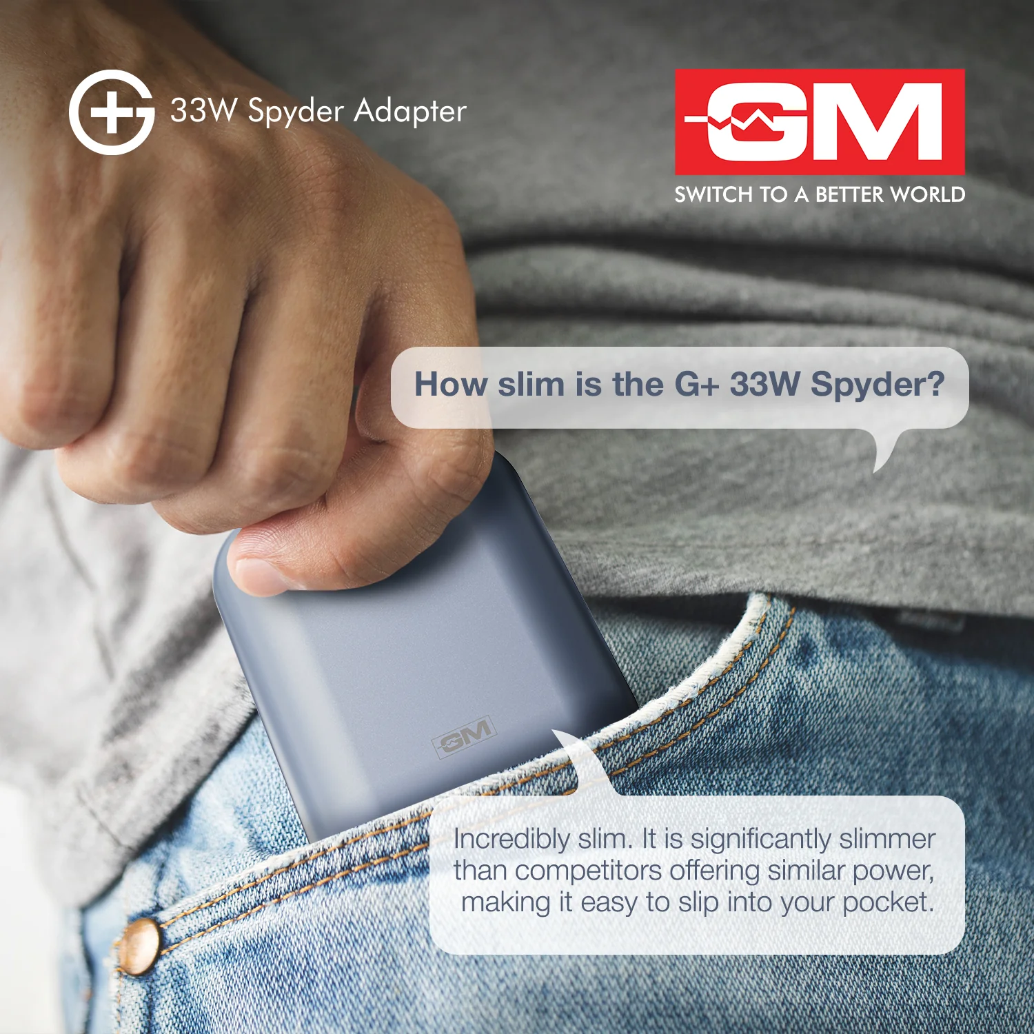 Spyder Adaptor 33W - India's First Charger with Foldable Pins - Image 9