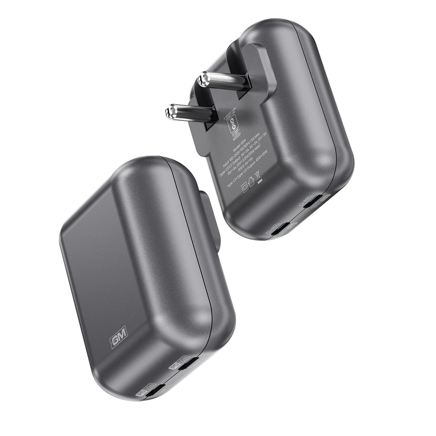 G+ Spyder Adapter 65W (Electric Grey)