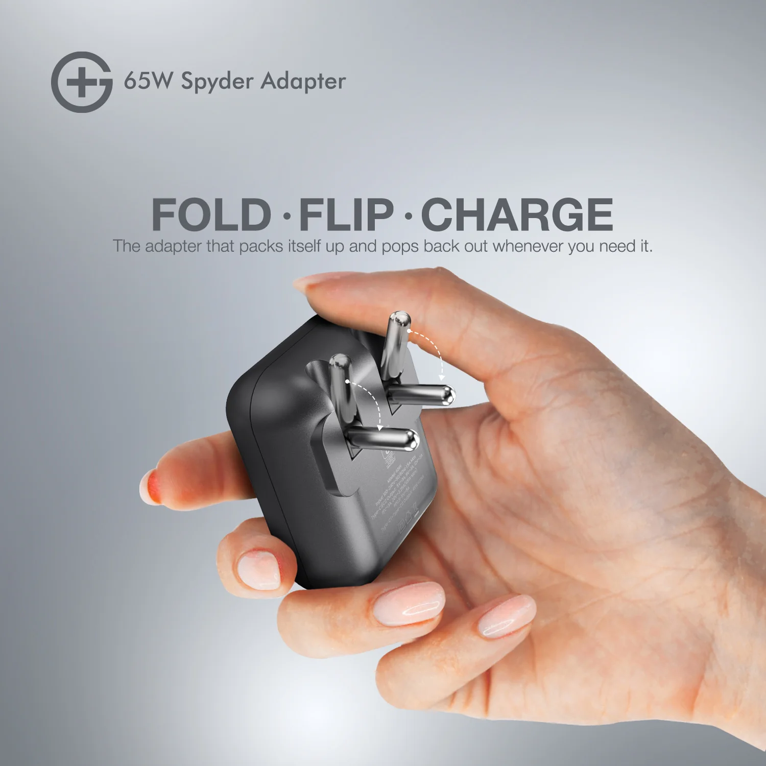 G+ Spyder Adapter 65W (Electric Grey) - Image 7