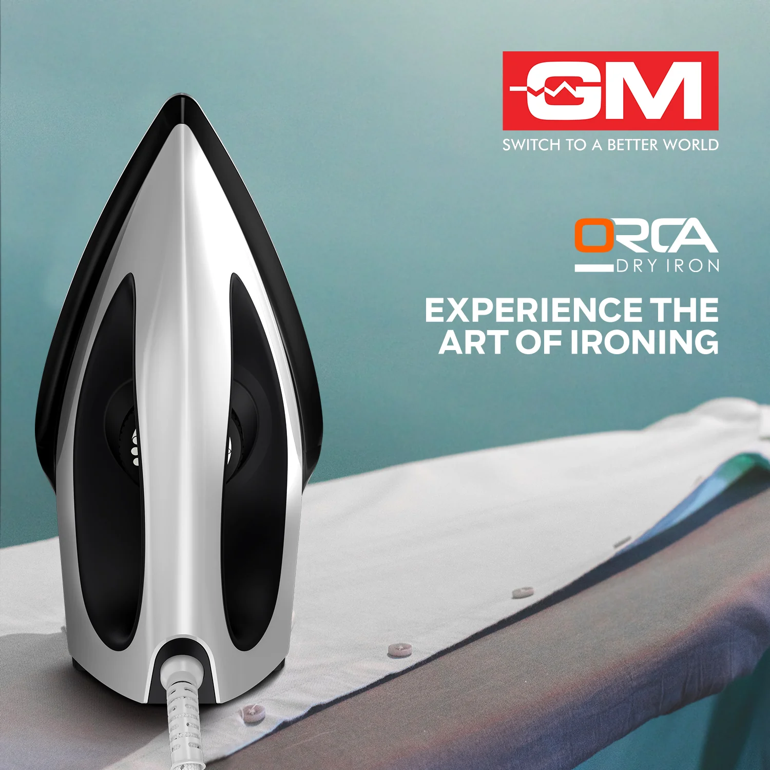 ORCA 1100 WATT DRY IRON (WHITE) - Overheat protection - Image 3