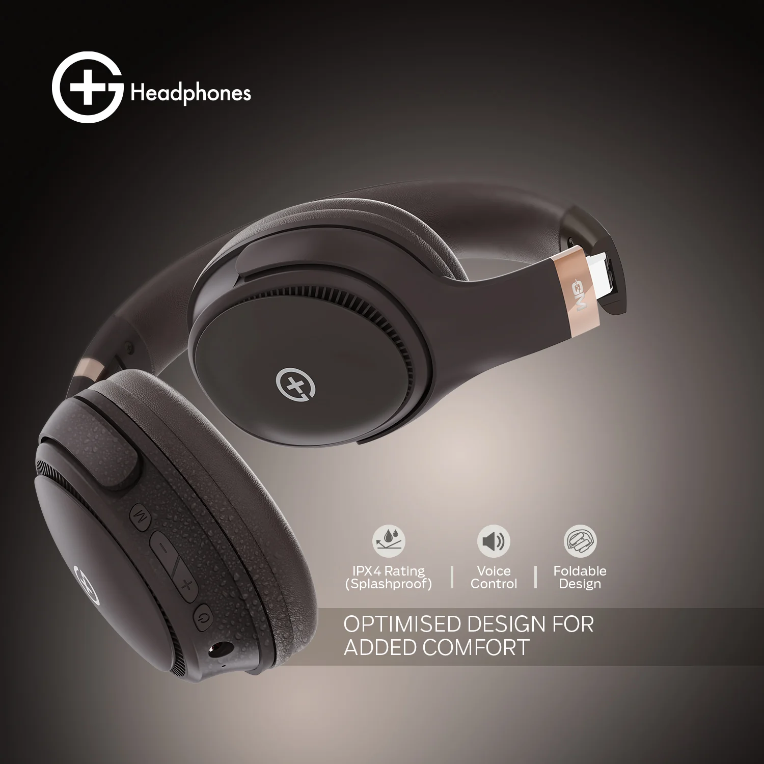 G+ Headphones (BROWN) - Image 7