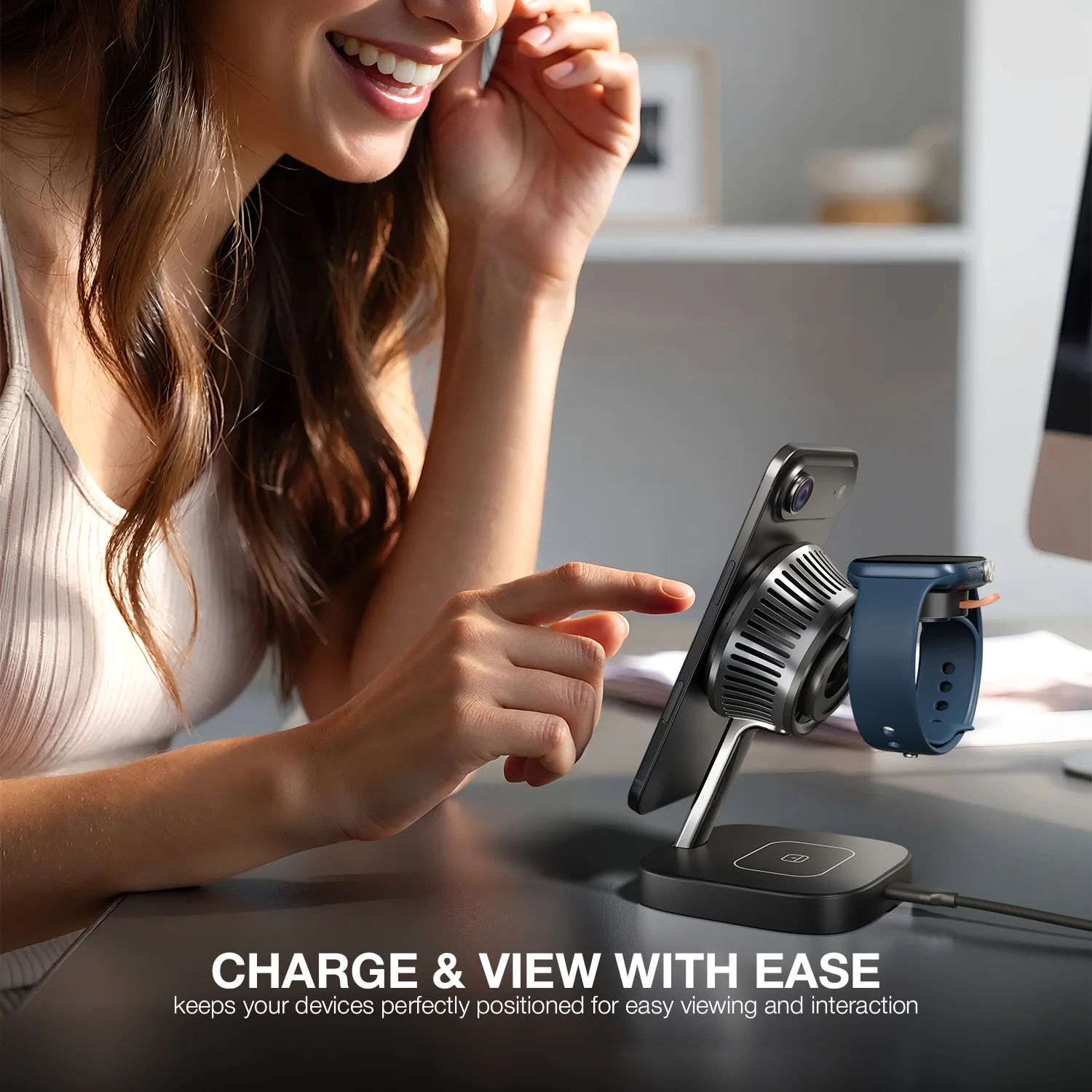 G+ Magstorm Qi2.2 25W Charger (Black) - Image 5