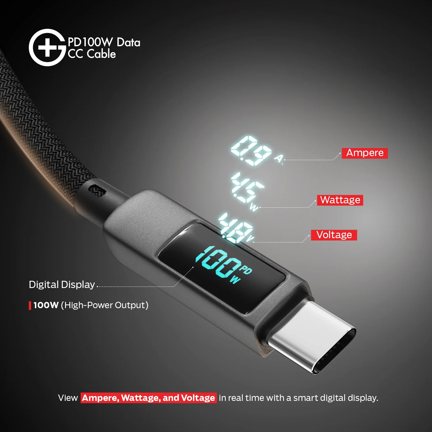 G+ PD Data CC Cable - 100W (GREY) - Image 8