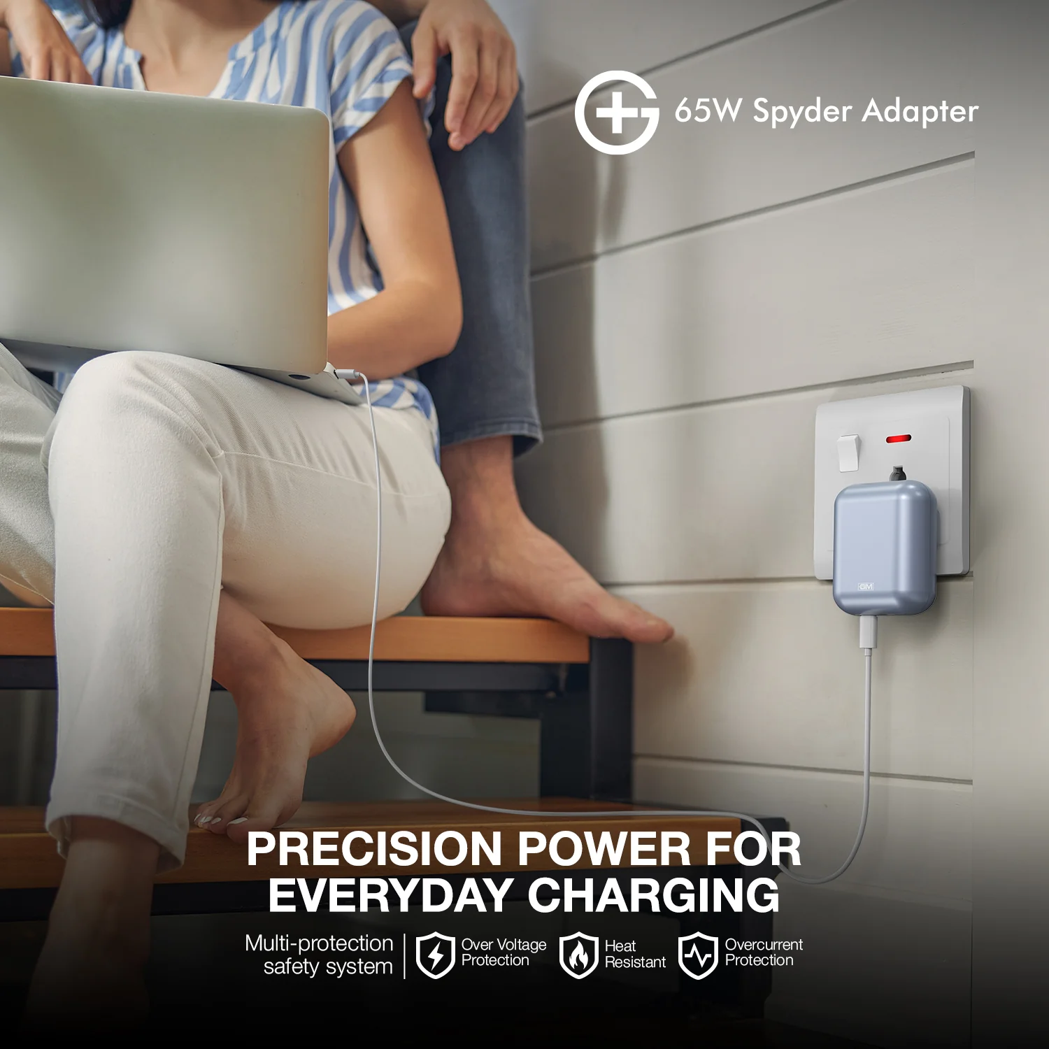 G+ Spyder Adapter 65W (Light Blue) - Image 3