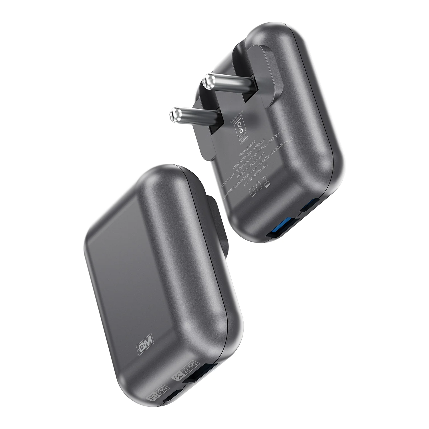 Spyder Adapter 33W - India's First Adapter with Foldable Pins