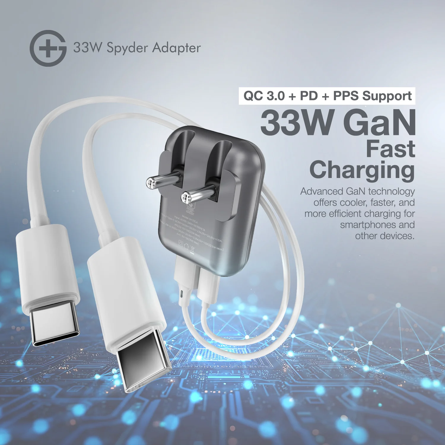 Spyder Adapter 33W - India's First Adapter with Foldable Pins - Image 6