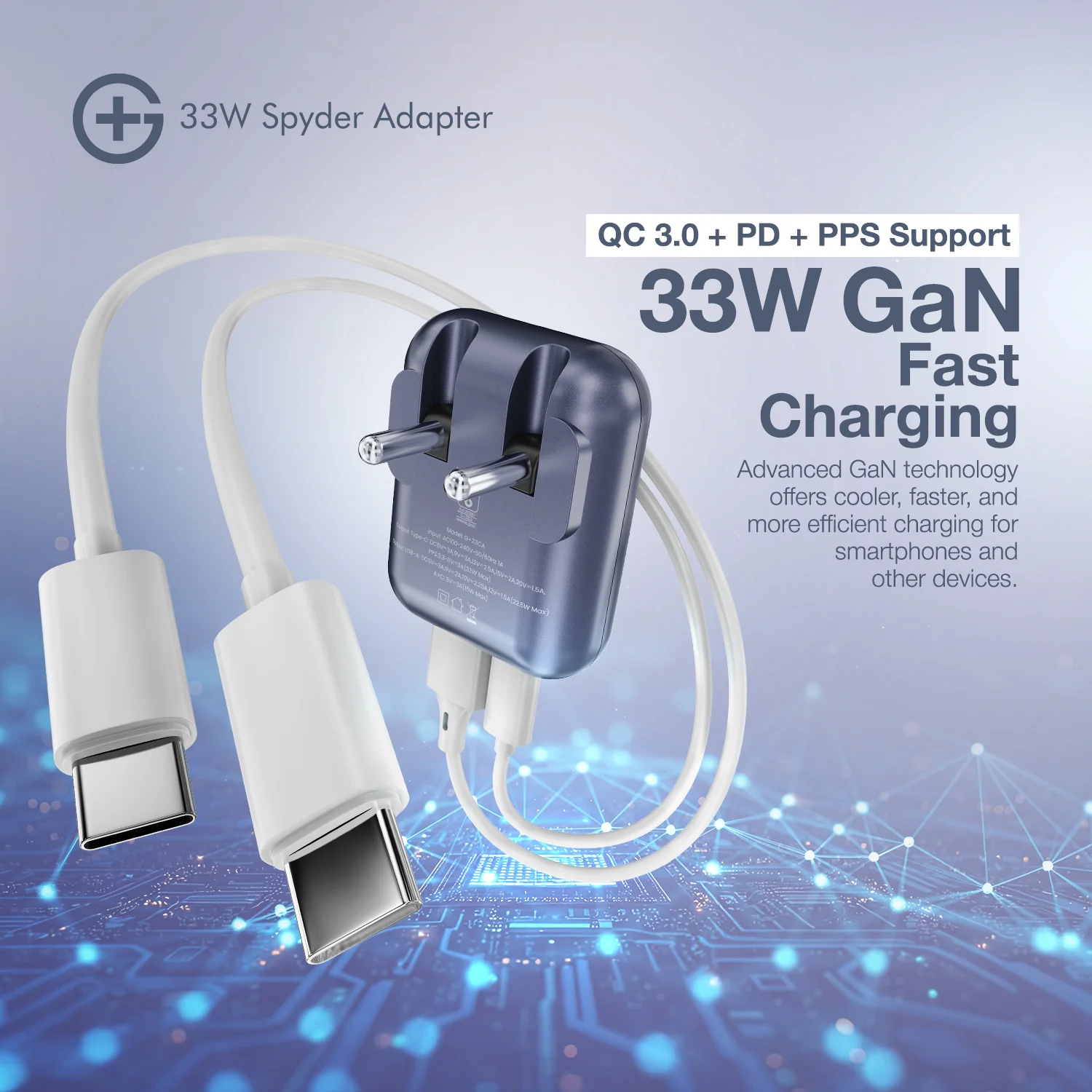 Spyder Adapter 33W - India's First Adapter with Foldable Pins - Image 6
