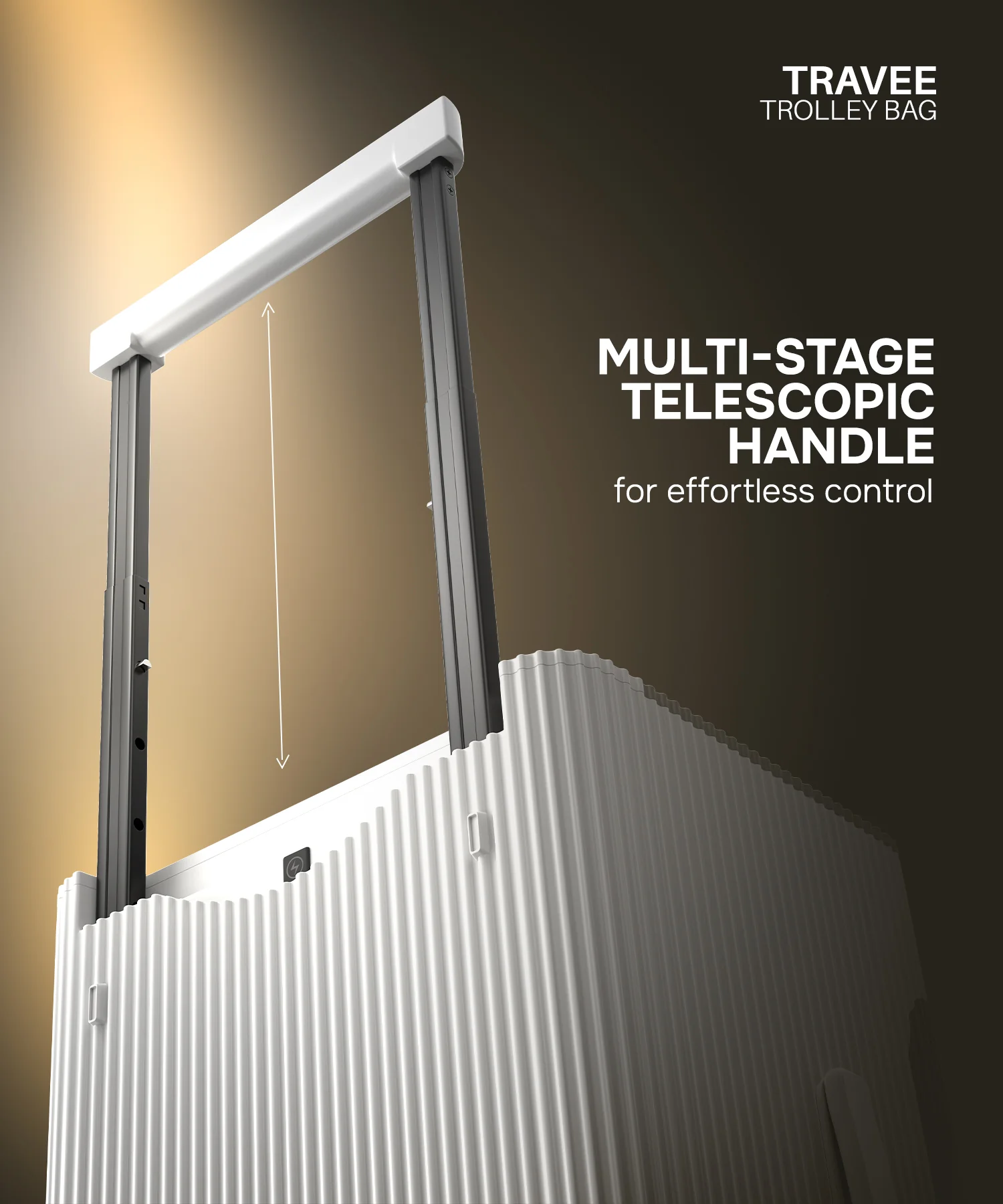Travee Smart Cabin Trolley Bag – 40L - Image 9